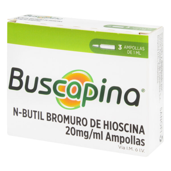Buscapina 20 Mg 1 Ml 3 Ampollas