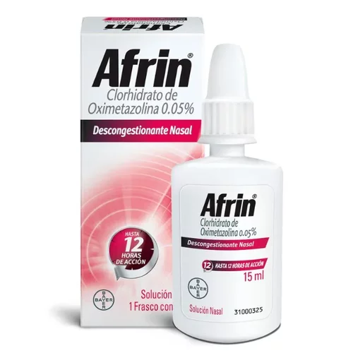 Afrin Solucion Nasal Adultos 0.05% Spray 15 Ml