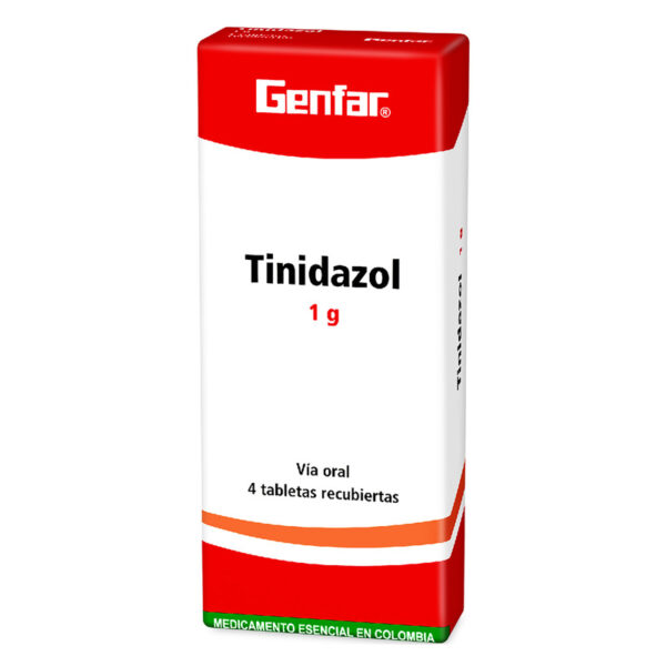 Tinidazol 1 Gr 4 Tabletas Gf