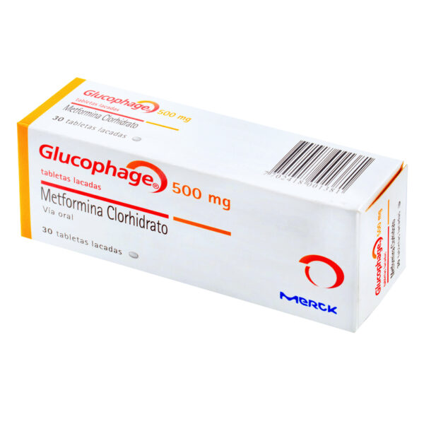 Glucophage 500 Mg 30 Tabletas