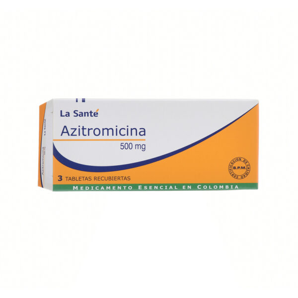 Azitromicina 500 Mg 3 Tabletas Ls