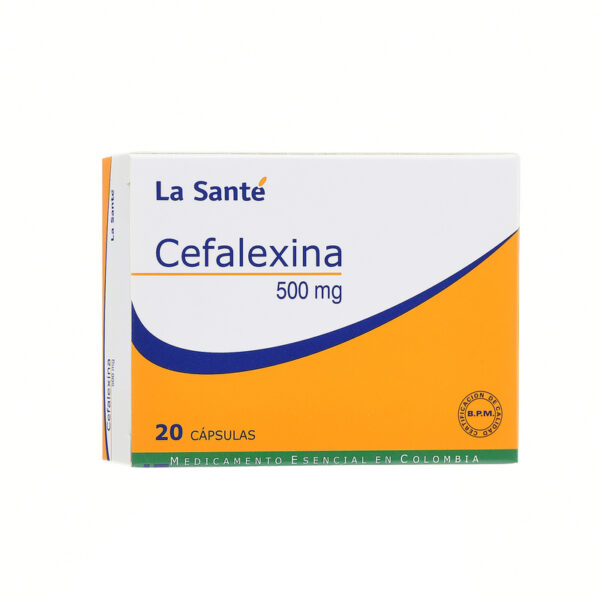 Cefalexina 500 Mg 20 Capsulas Ls