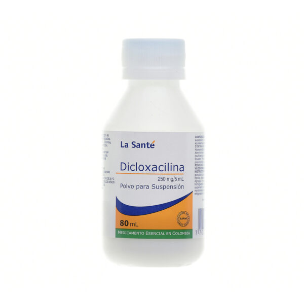 Dicloxacilina 250 Mg Suspension 80 Ml Ls