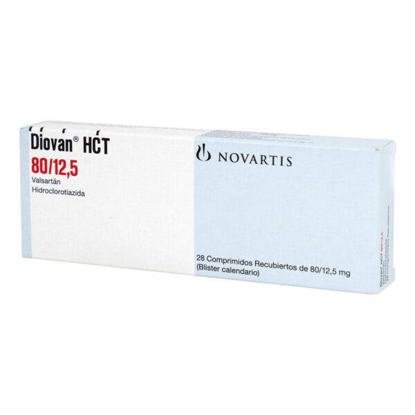 Diovan Hct 80/12.5 Mg 28 Tablatas