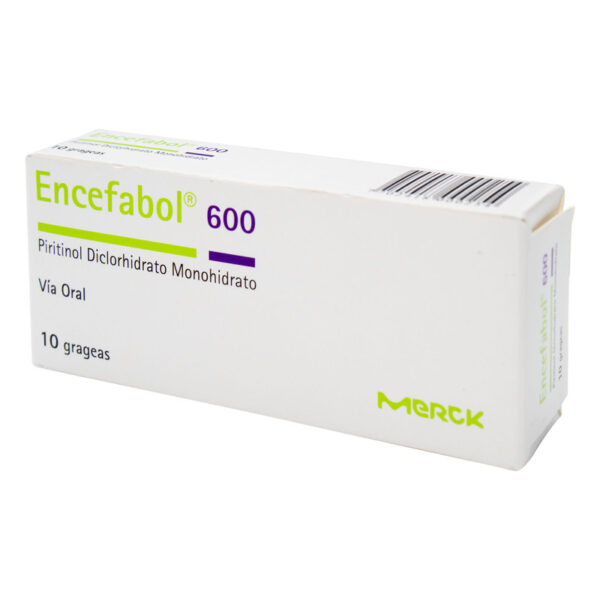 Encefabol 600 Mg 10 Tabletas