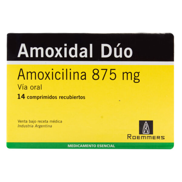 Amoxidal Duo 875 Mg 14 Comprimidos