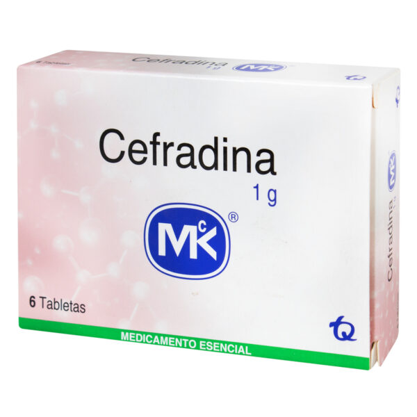 Cefradina 1 Gr 6 Tabletas Mk