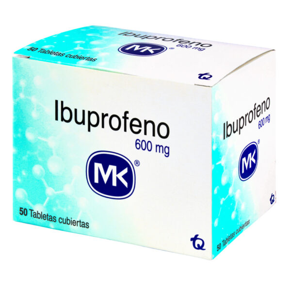 Ibuprofeno 600 Mg 50 Tabletas Mk