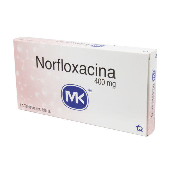 Norfloxacina 400 Mg 14 Tabletas Mk
