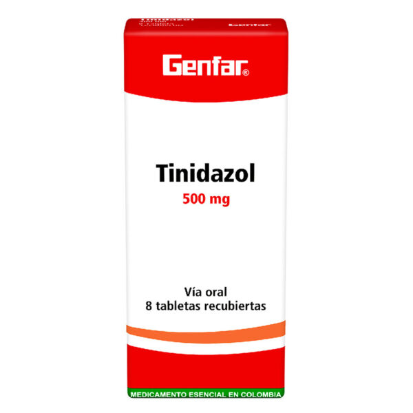 Tinidazol 500 Mg 8 Tabletas Gf