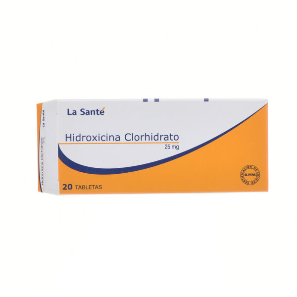Hidroxicina 25 Mg 20 Tabletas Ls