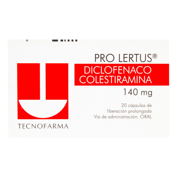 Prolertus 140 Mg 20 Capsulas