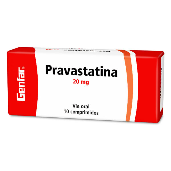 Pravastatina 20 Mg 10 Tabletas Gf