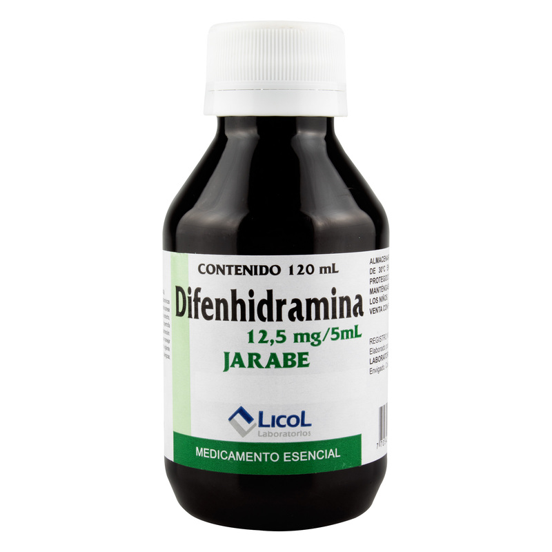 Difenhidramina Jarabe 120 Ml Lc