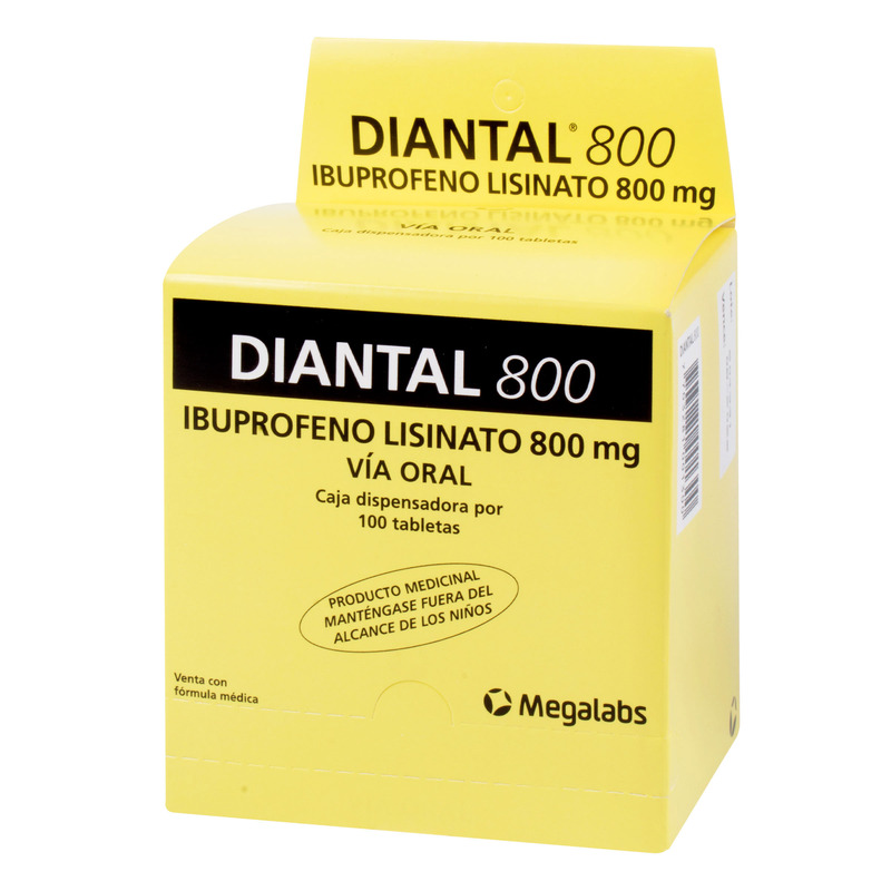 Diantal 800 Mg 100 Tabletas