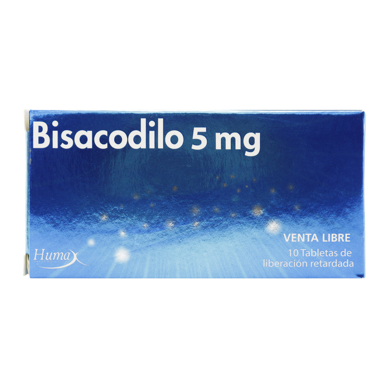 Bisacodilo 5 Mg 10 Tabletas Hp