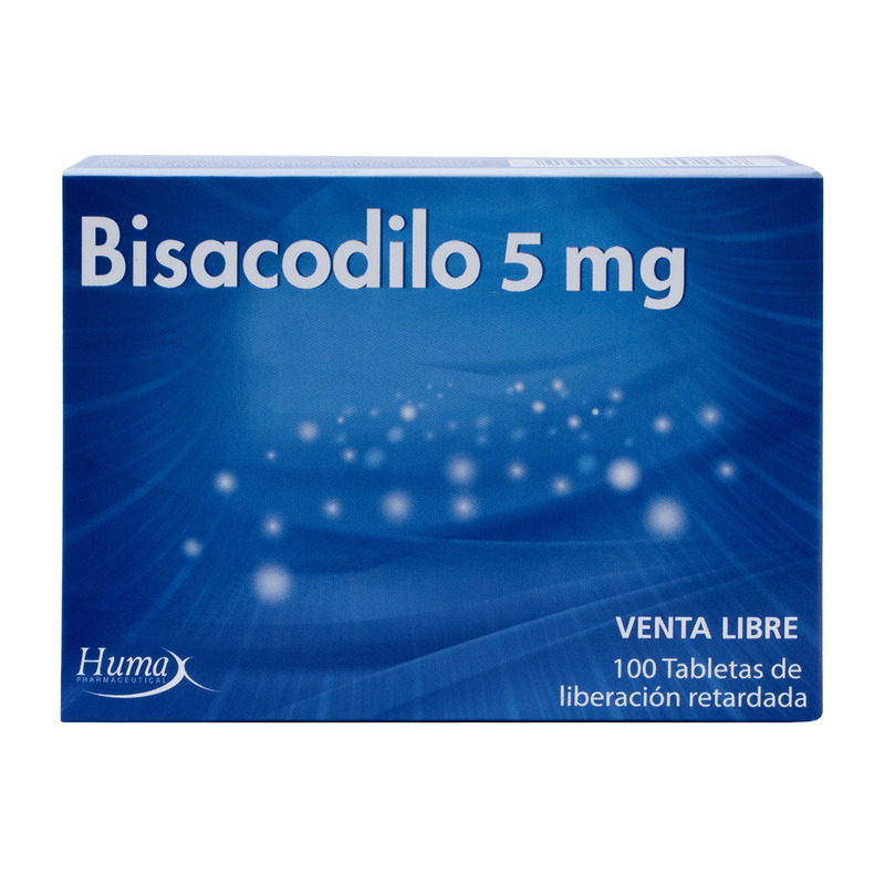 Bisacodilo 5 Mg 100 Tabletas Hp