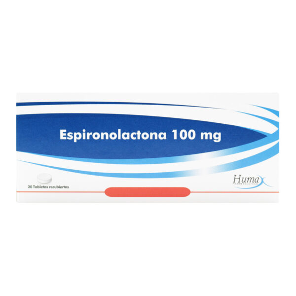 Espironolactona 100 Mg 20 Tabletas Hp