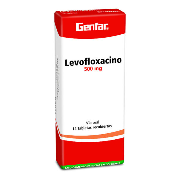 Levofloxacino 500 Mg 14 Tabletas Gf