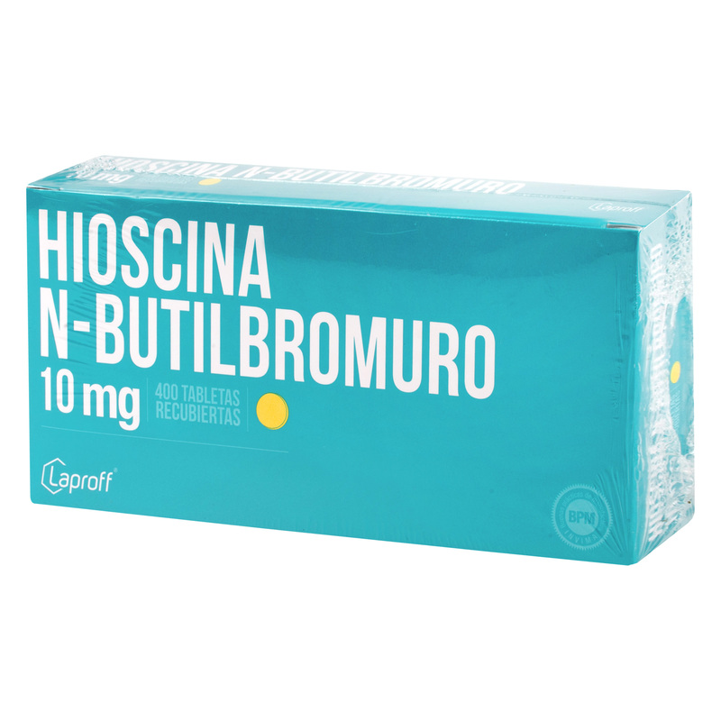 Hioscina N-Butil Bromuro 10mg 400 Tabletas Lp