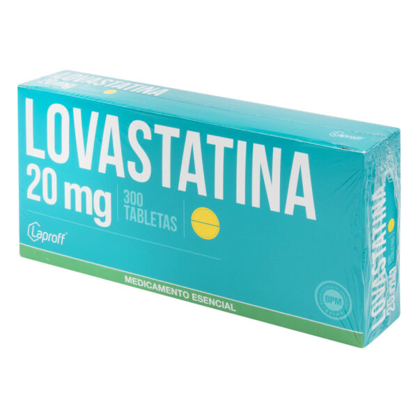 Lovastatina 20 Mg 300 Tabletas Lp