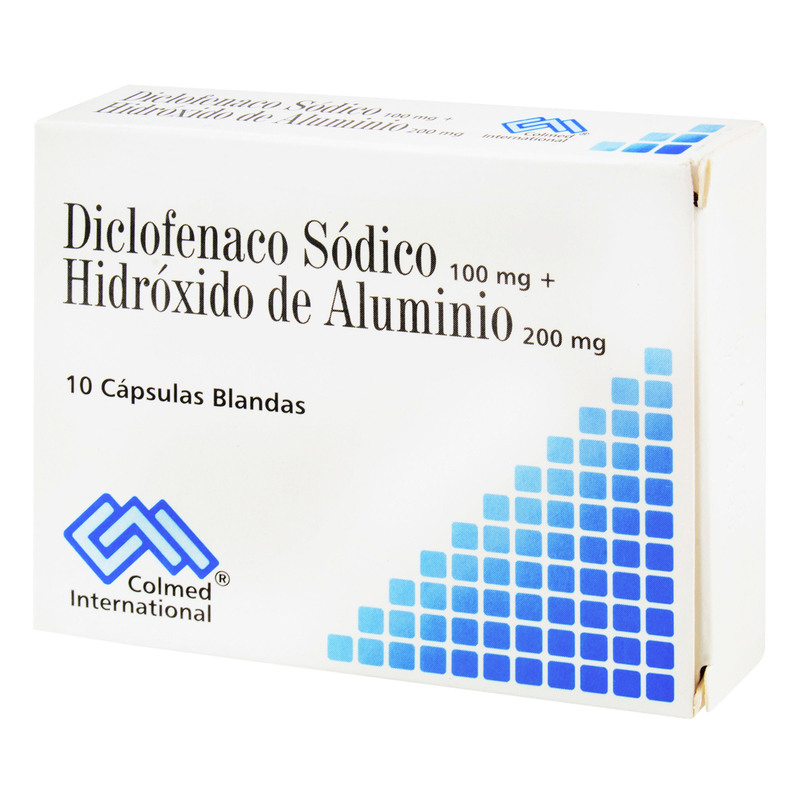 Diclofenaco 100 Mg+Hidroxicina 10 Capsulas Pc