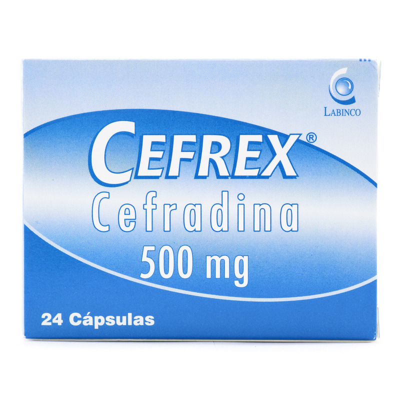 Cefrex 500 Mg 24 Capsulas