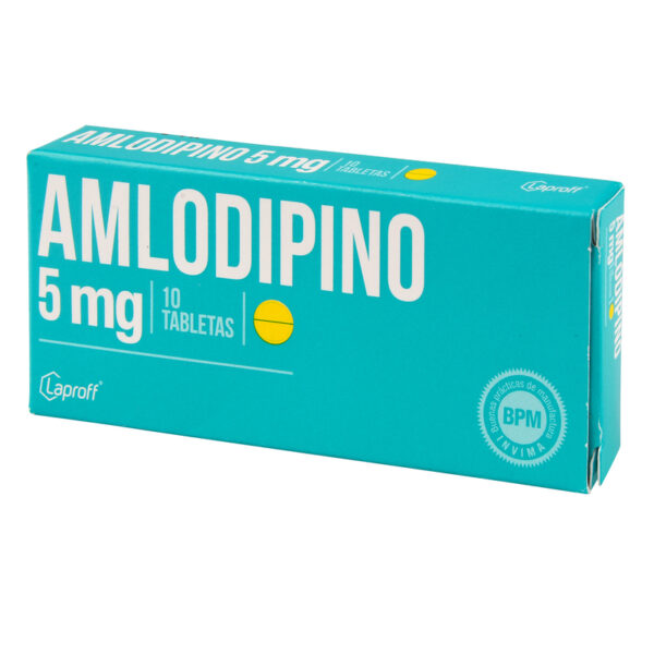 Amlodipino 5 Mg 10 Tabletas Lp