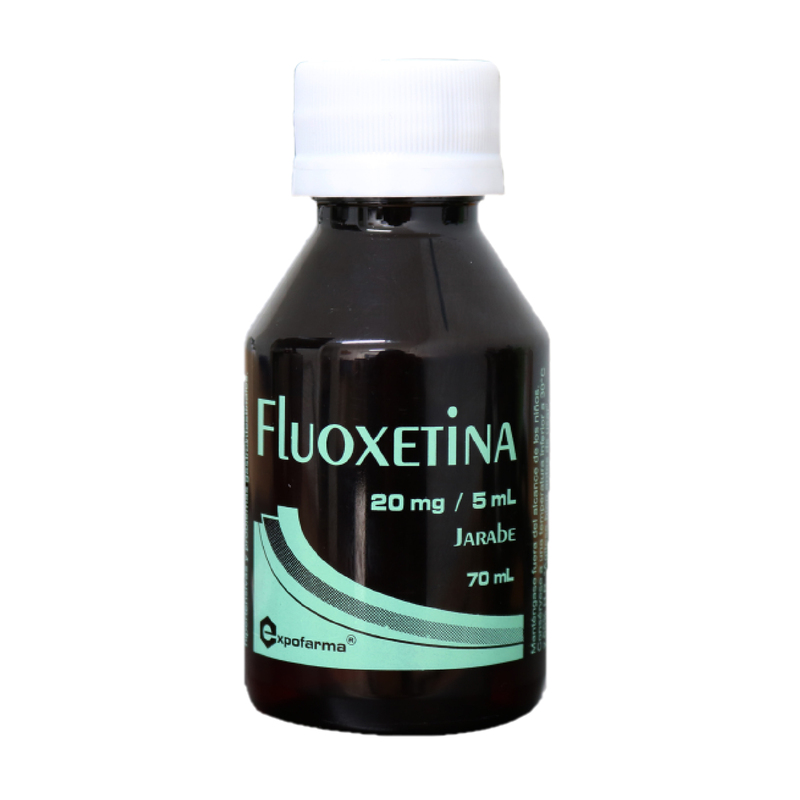 Fluoxetina 20 Mg/5ml Jarabe 70 Ml Ex