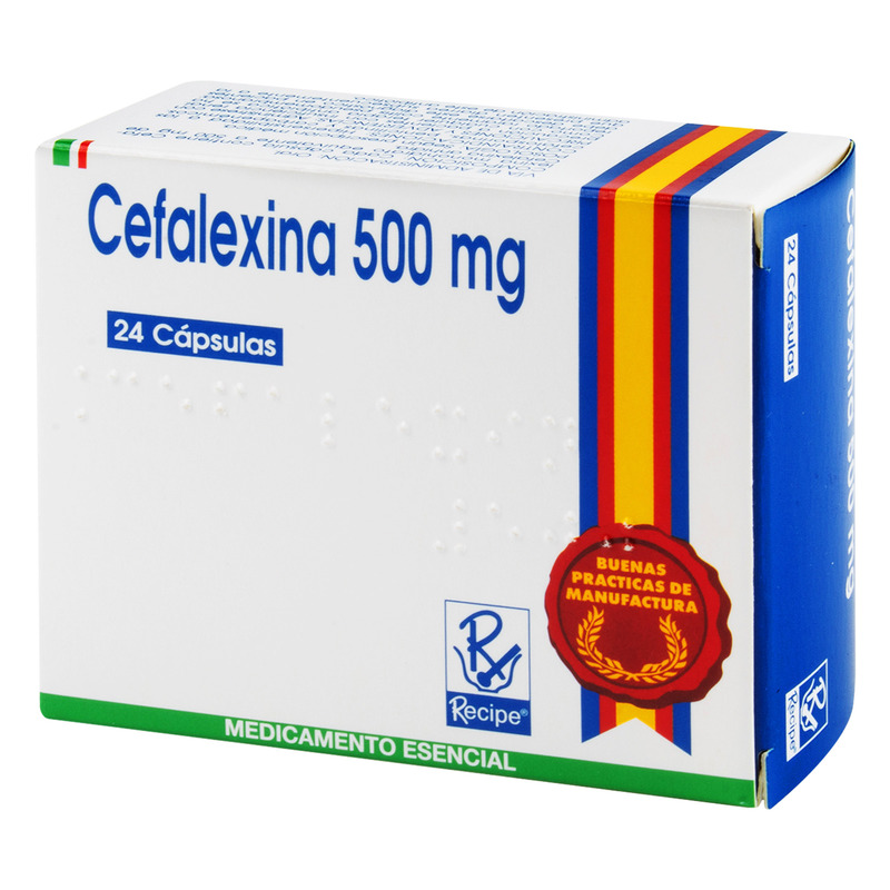 Cefalexina 500 Mg 24 Capsulas Rc