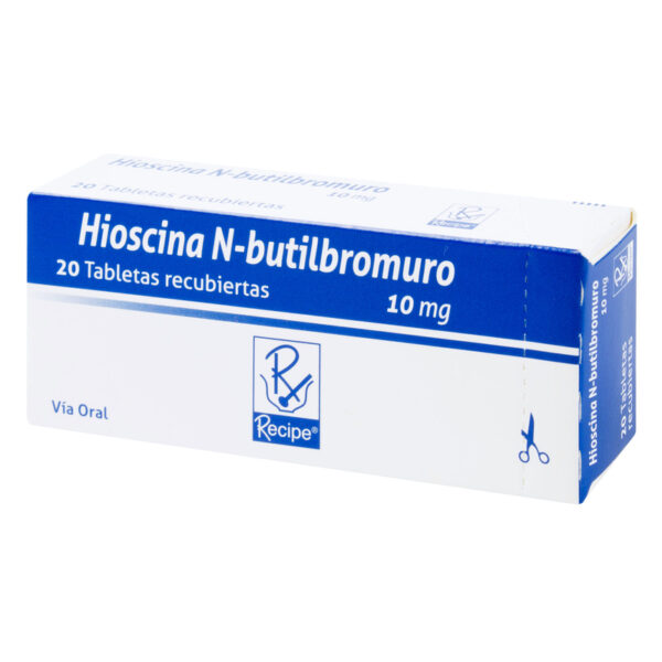 Hioscina N-Butil Bromuro 10 Mg 20 Tabletas Rc