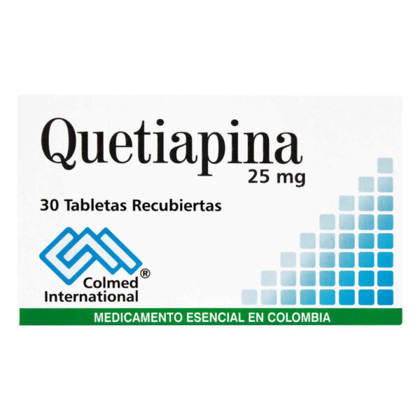 Quetiapina 25 Mg 30 Tabletas Pc