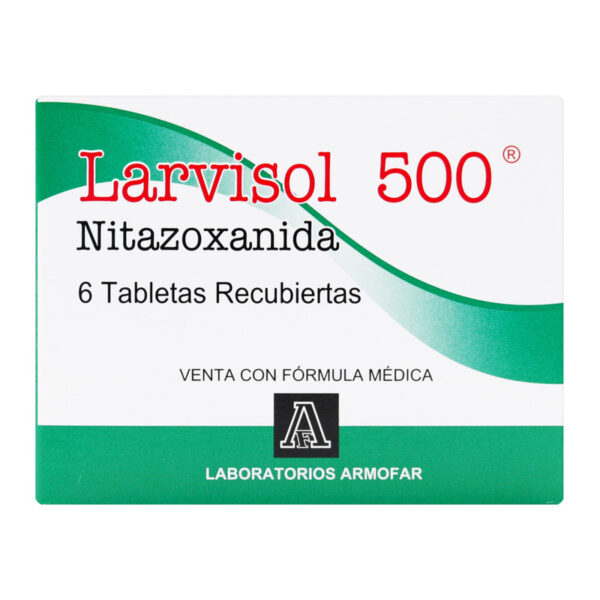 Larvisol 500 Mg 6 Tabletas