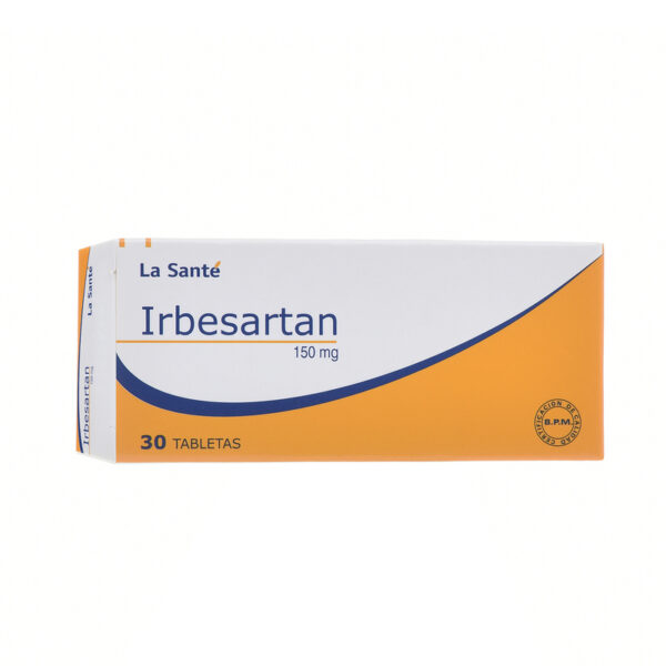 Irbesartan 150 Mg 30 Tabletas Ls