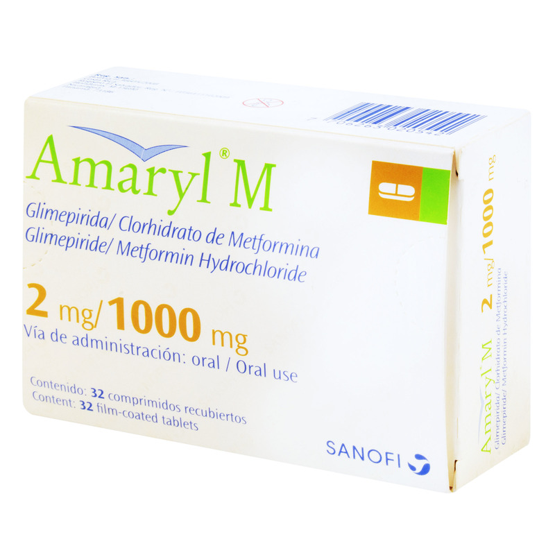 Amaryl M 2 Mg/1000 Mg 32 Comprimidos