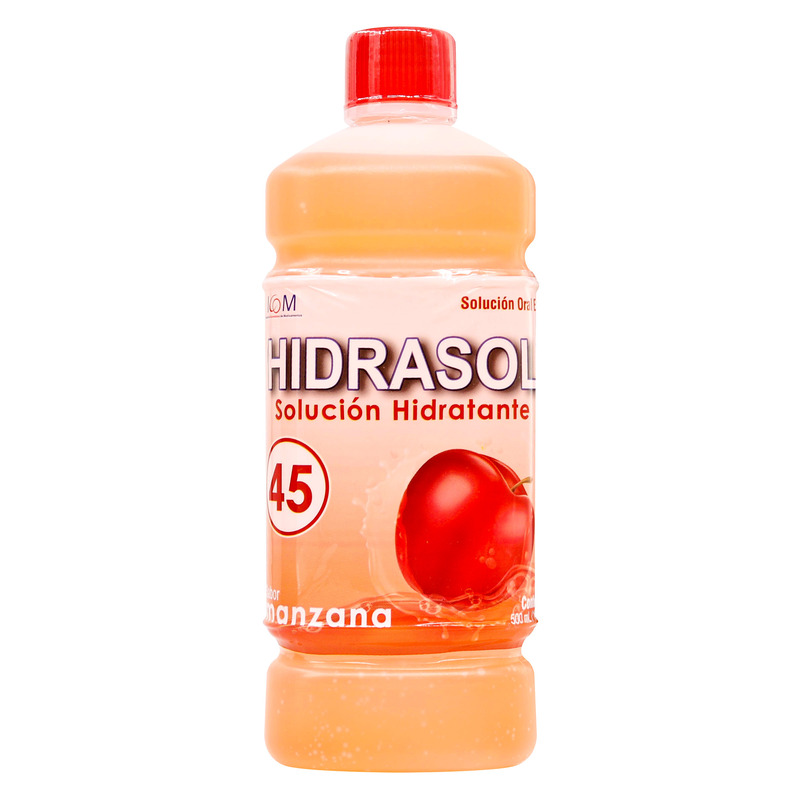 Hidrasol 45 Manzana 500 Ml Suero Oral Icom