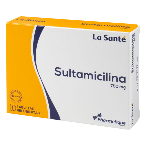 Sultamicilina 750 Mg 10 Tbs Ls