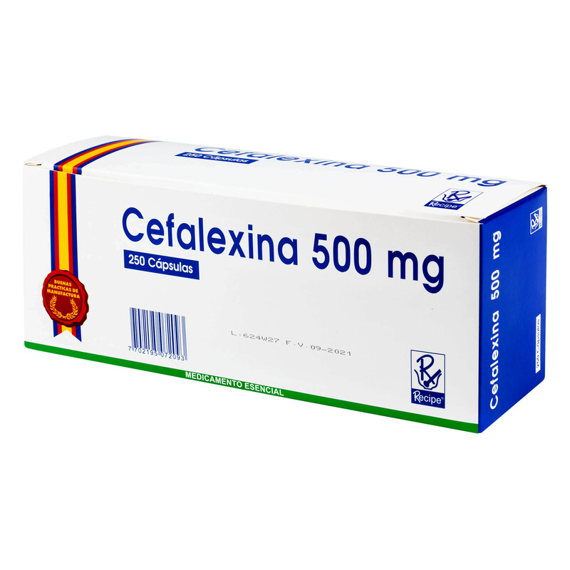 Cefalexina 500 Mg 250 Capsulas
