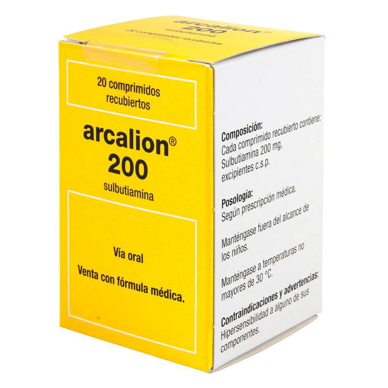 Arcalion 200 Mg 20 Tabletas