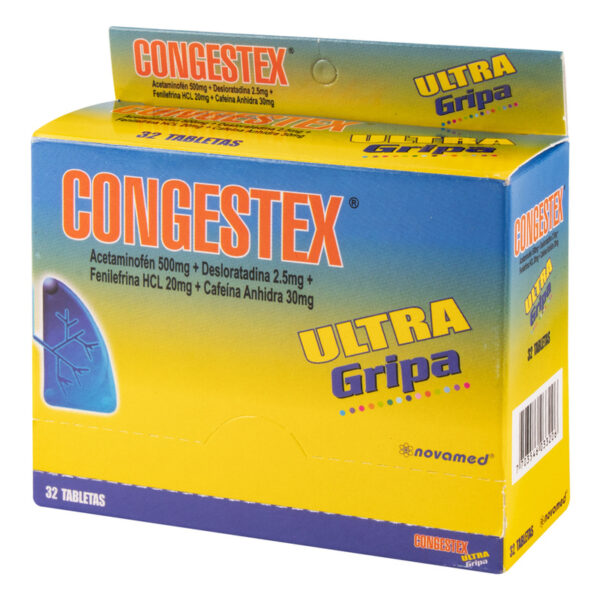 Congestex Ultra Gripa 32 Tabletas