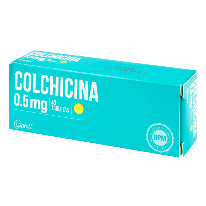 Colchicina 0.5 Mg 40 Tabletas Lp