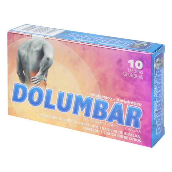 Dolumbar 220 Mg+50 Mg Cafeina 10 Tabletas