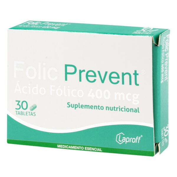 Folic Prevent 30 Tabletas