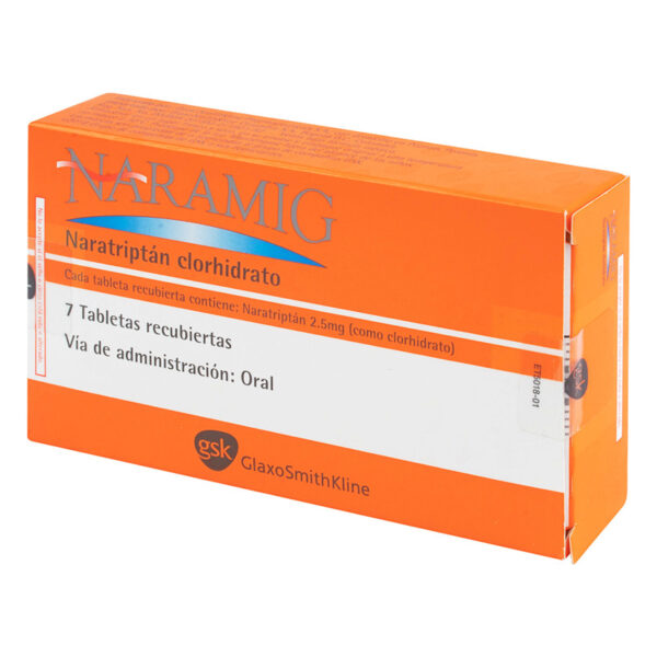 Naramig 2.5 Mg 7 Tabletas