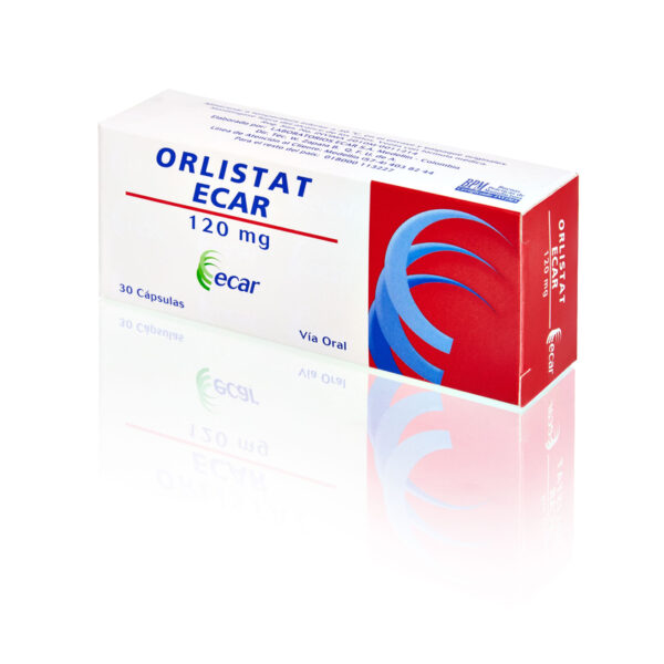 Orlistat 120 Mg 30 Capsulas Ecar