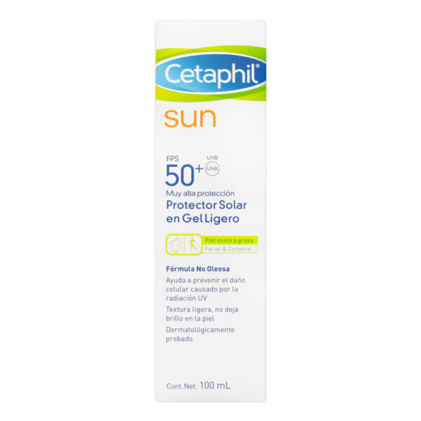 Cetaphil Daylo. Filtro Portector Solar 50 + Gel 100 Ml