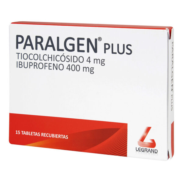 Paralgen Plus 15 Tabletas