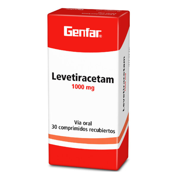 Levetiracetam 1000 Mg 30 Tabletas Gf