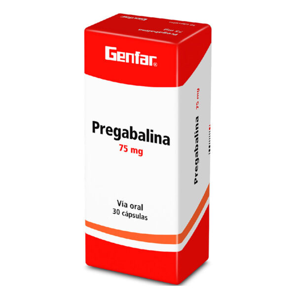 Pregabalina 75 Mg 30 Capsulas Gf