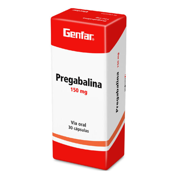 Pregabalina 150 Mg 30 Capsulas